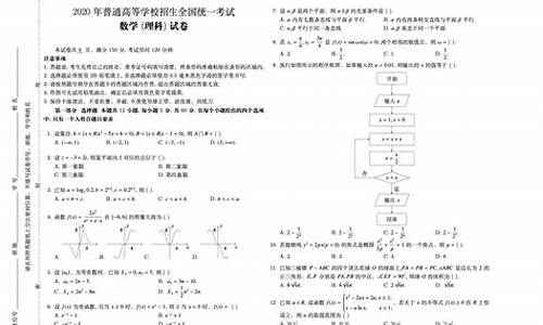 2017年高考数学试卷答案,2017高考数学试卷卷