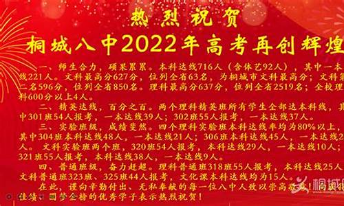 2020桐城八中高一录取人数_桐城八中2016高考