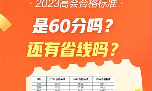 2024年高会合格分数线是多少,20年高会考试时间