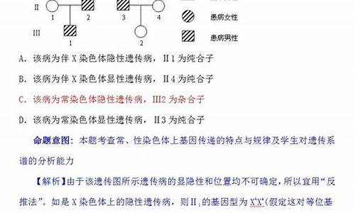 生物高考遗传题_生物高考遗传题解题技巧