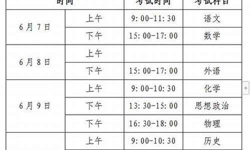 山东高考时间安排公布_一般山东高考时间安排