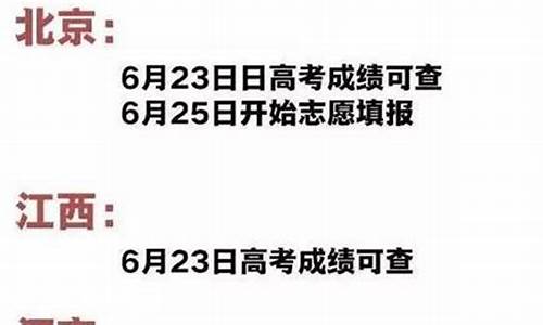 2016年高考成绩公布时间_2016高考放榜时间