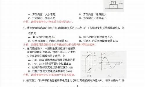 2014天津物理高考真题_2014天津物理高考真题及答案