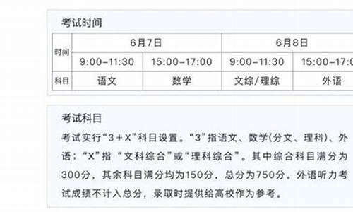 高考时间安排山西_高考时间2021考试时间山西