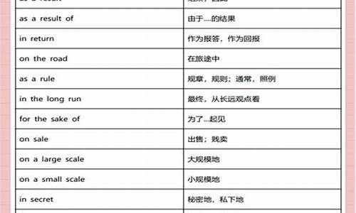 高考完型词组_高考英语完型词组