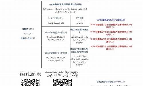 2016新疆高考报名时间-2016年新疆高考时间